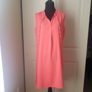 Sleeveless Flowing Shift Dress